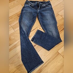 Silver Jeans Elyse straight mid rise